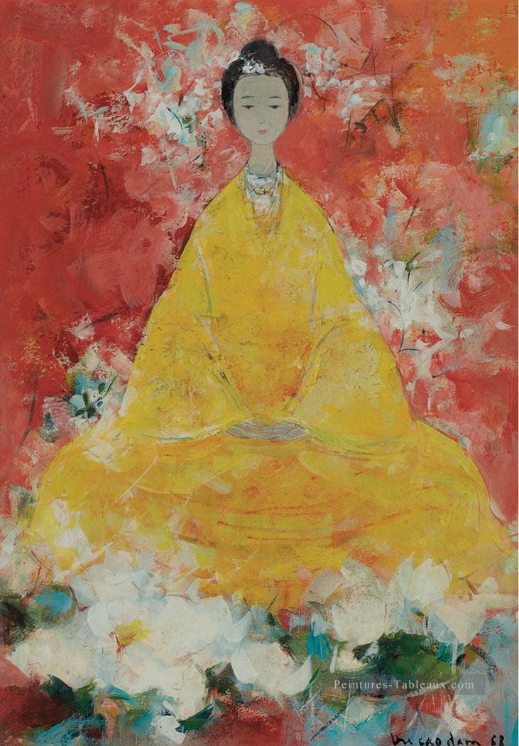 VCD divinite 4 bouddhisme asiatique Peintures à l'huile